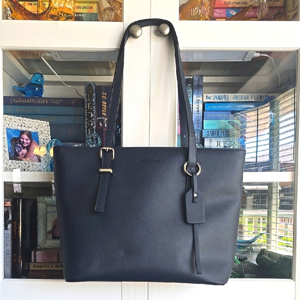 Navy Westbronco Tote Bag